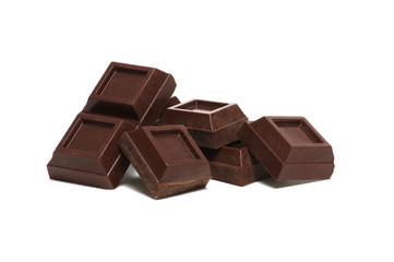  chocolate bar isolated on white