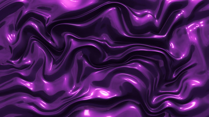 Metallic purple background. 3d illustration, 3d rendering.