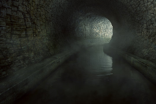 Alter Abwassertunnel (3D Rendering)