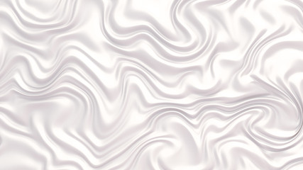 White elegant background with drapery cloth. 3d illustration, 3d rendering.