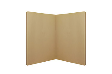 Photograph of an open book with texture