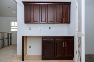 Installing new induction hob in modern kitchen