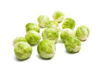 brussels sprouts isolated