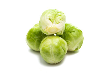 brussels sprouts isolated