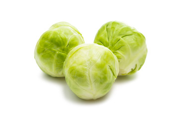 brussels sprouts isolated