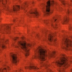 Fire orange cyber matrix abstraction seamless modern pattern background tech app design