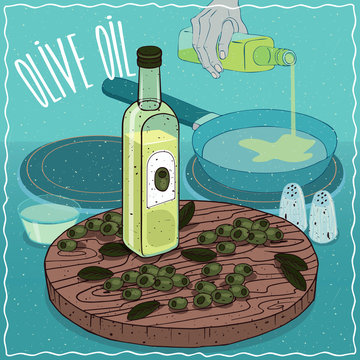 Olive oil used for frying food