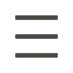 Obraz premium Menu icon vector. Navigation mobile button.