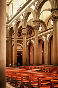 The Basilica di San Lorenzo in Florance in Italy.