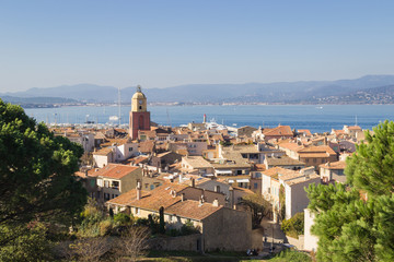 village de saint-tropez, var, france