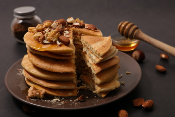 pancake and nuts