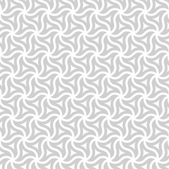 Seamless pattern of wavy shapes. Geometric puzzle.