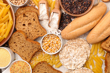 selection of gluten free food