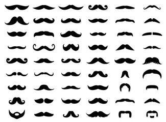 Mustache icon collection - 191233002