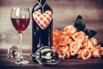Wine and roses