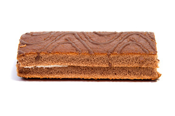 cookie biscuit isolated on white background