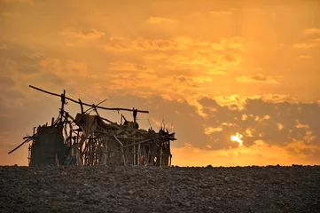 Gordijnen The salt desert of Danakil (Ethiopia) © Oleksandr Umanskyi