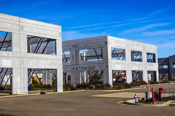 Shells Of Office Building Not Completed