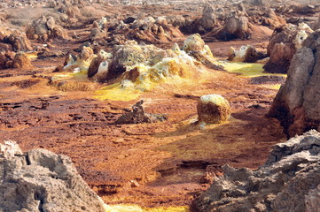 The striking colors of Dallol volcano (Ethiopia)