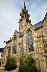 Fototapeta premium Le Conquet, Brittany, the church