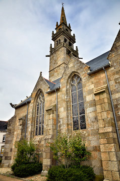 Le Conquet, Brittany, the church