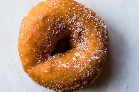 Homemade Sugared Donuts Ready to Eat