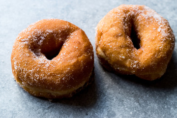 Homemade Sugared Donuts Ready to Eat