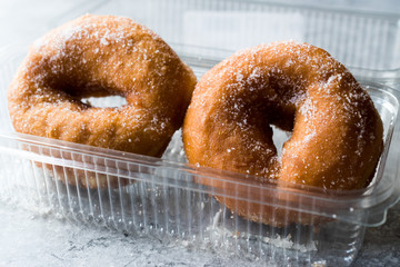 Sugared Donuts in Plastic Box