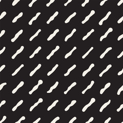 Seamless abstract hand drawn pattern. Vector freehand lines background texture. Ink brush strokes geometric design.