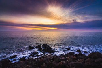 Colorful Point Dume Sunset