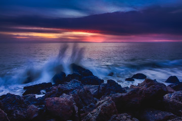 Colorful Point Dume Sunset