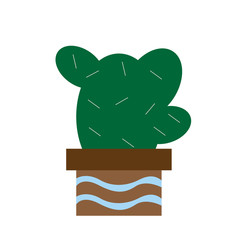 Cartoon cactus icon