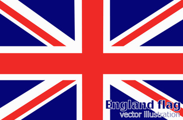 Bright background with flag of England.