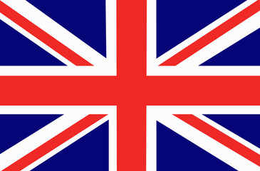 Bright background with flag of England.