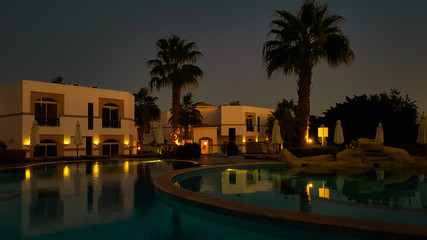 Egipt - Hotel Resort By Night