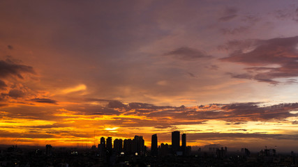 Pink Yellow Glorious Sunset