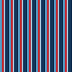 Navy, red, blue nautical, stripe seamless pattern. Classic stripe for fabric, gift wrap, backgrounds, apparel, decor and more. 