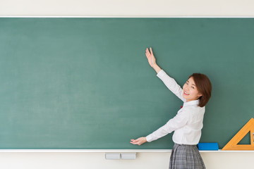 学生　黒板