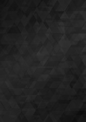black abstract background with geometrical shapes