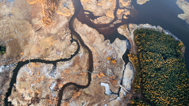 Naural River Aerial View