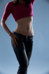 close up woman waist