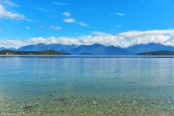 Manapouri lake reflection