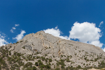 Bald mountain in Crimea