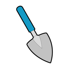 gardening shovel isolated icon vector illustration design
