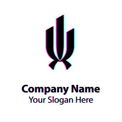 Abstract graphic icon, logo design template, symbol for company