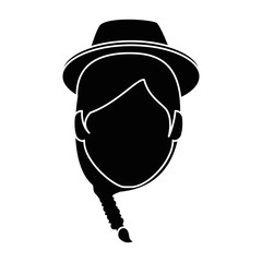 woman gardener with hat avatar character avatar character vector illustration design