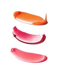 Lip gloss isolated on white 