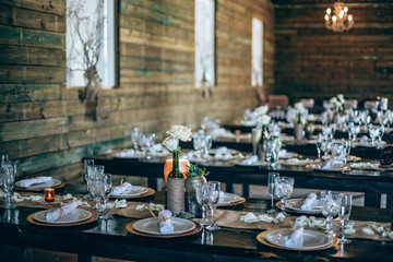 Obraz premium Wedding Table Details