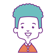 cute and little boy vector illustration design