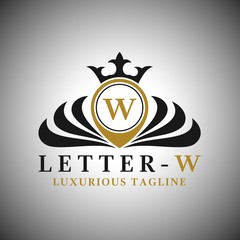Letter W Logo - Classic Luxurious Style Logo Template